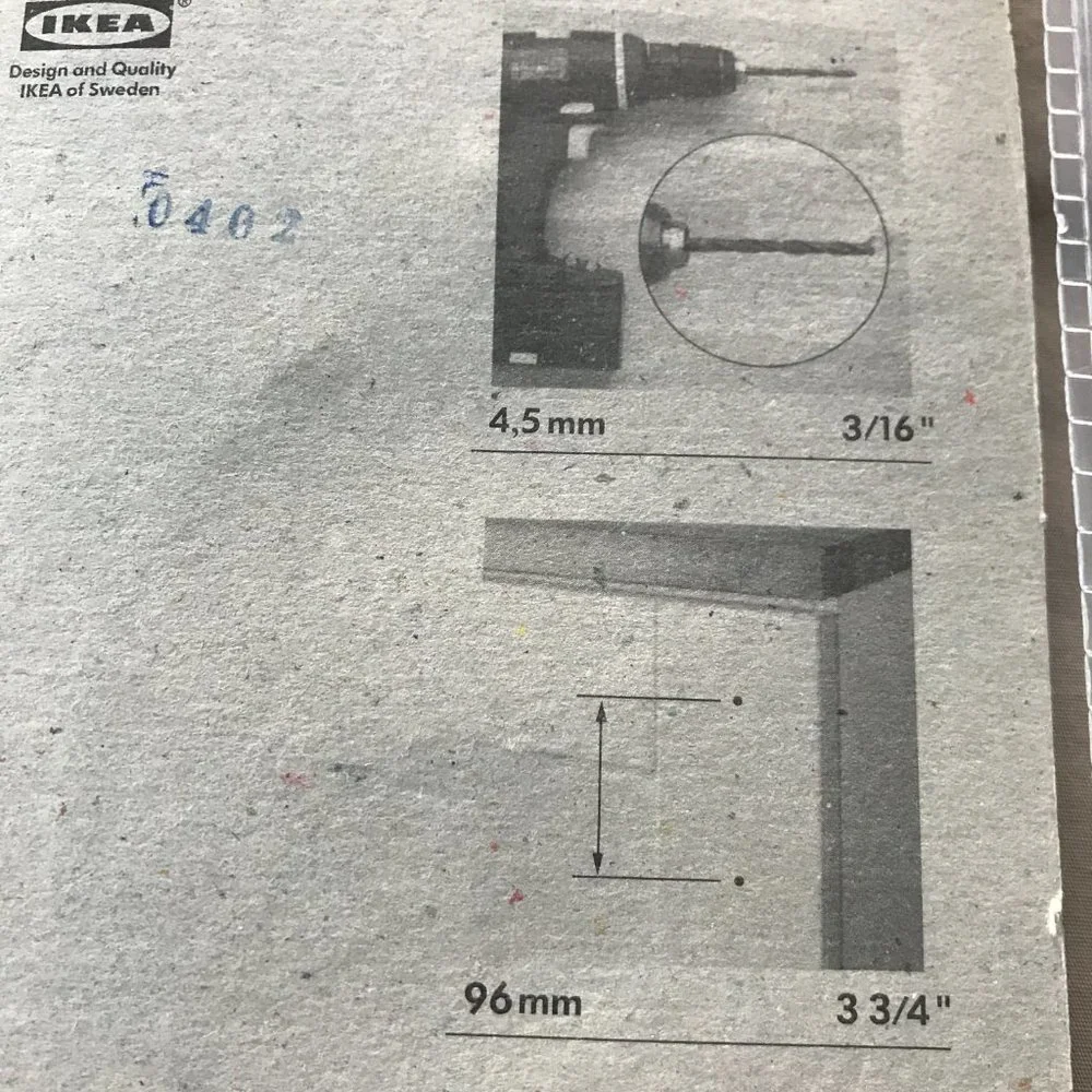 IKEA tag brushed